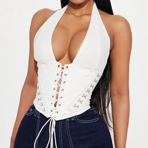 White Fox Corset
